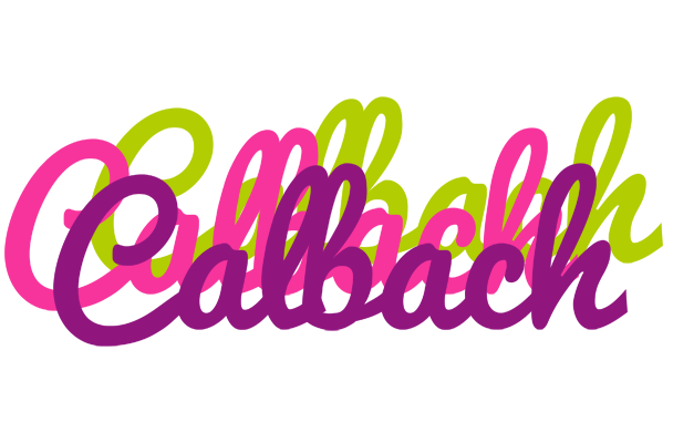 Calbach flowers logo