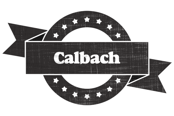 Calbach grunge logo