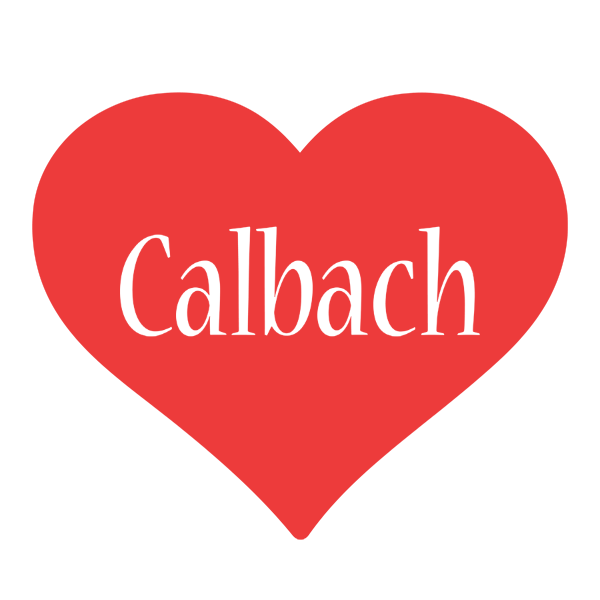 Calbach love logo