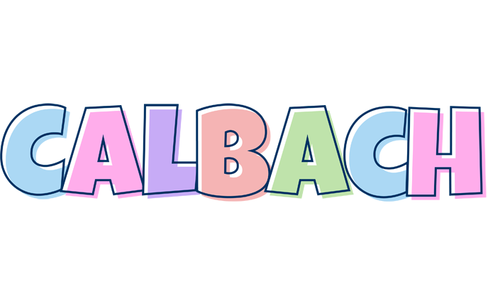 Calbach pastel logo