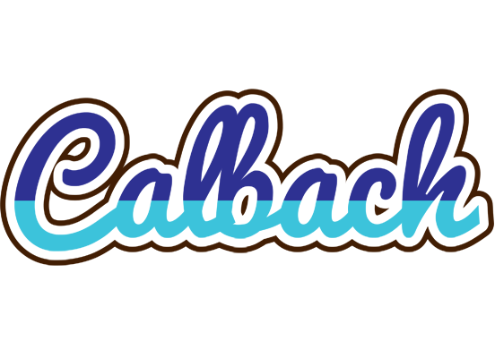 Calbach raining logo