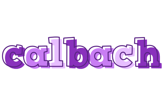 Calbach sensual logo