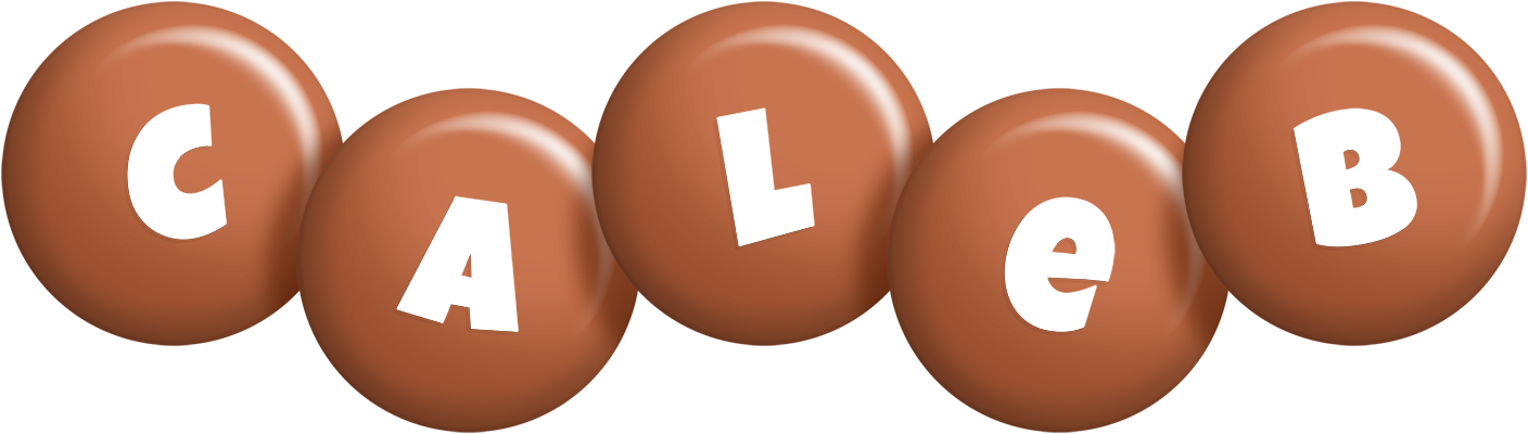 Caleb candy-brown logo