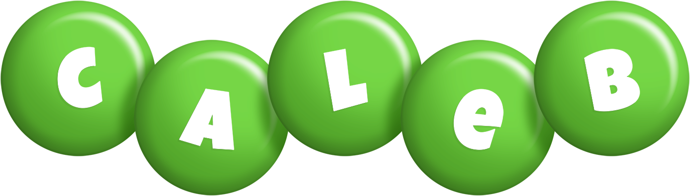 Caleb candy-green logo