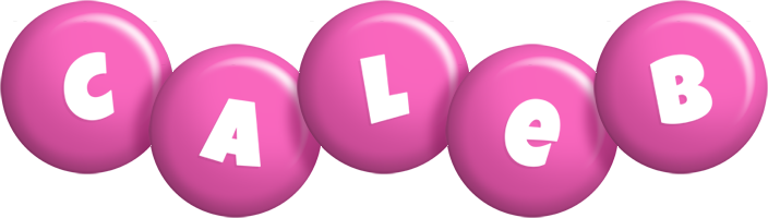 Caleb candy-pink logo