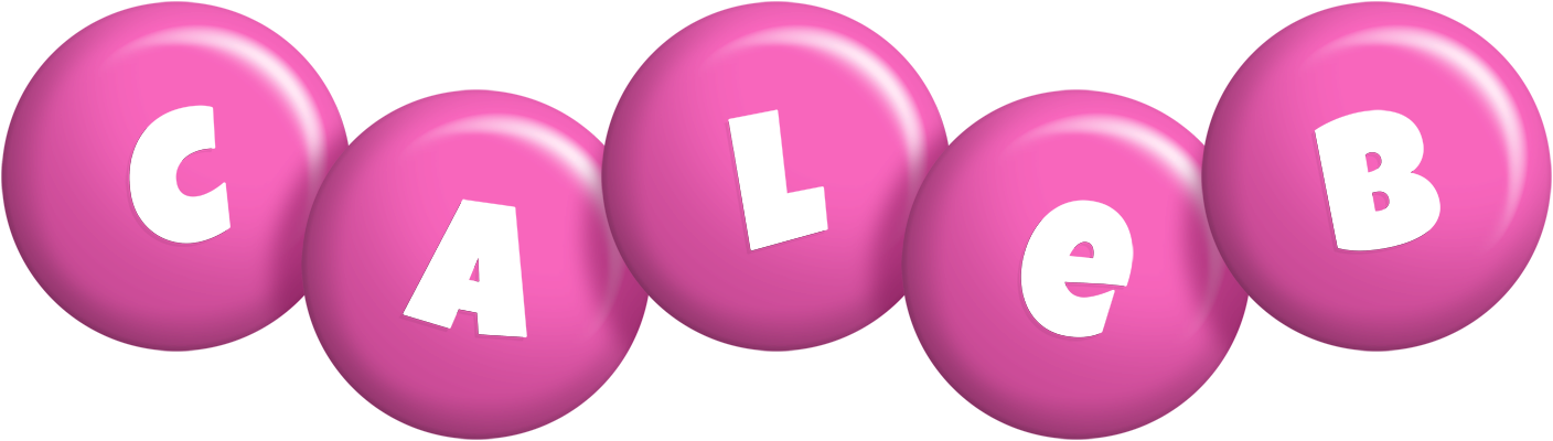 Caleb candy-pink logo