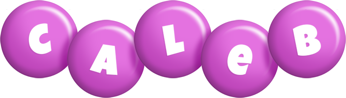 Caleb candy-purple logo