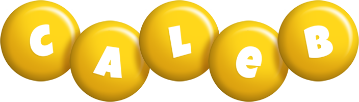Caleb candy-yellow logo