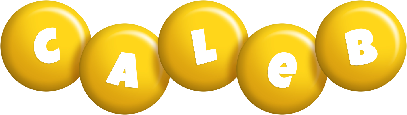 Caleb candy-yellow logo
