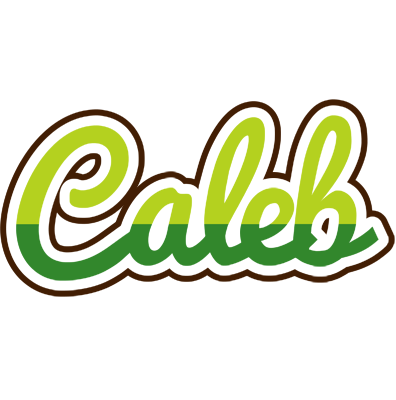 Caleb golfing logo