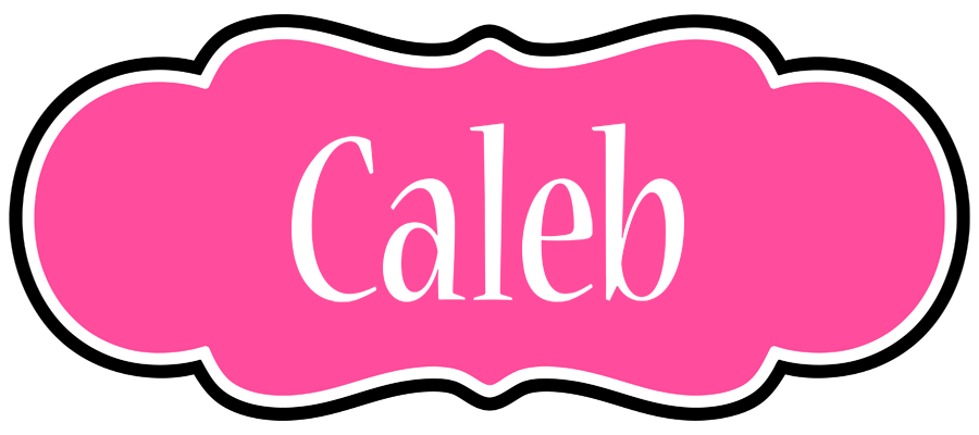 Caleb invitation logo