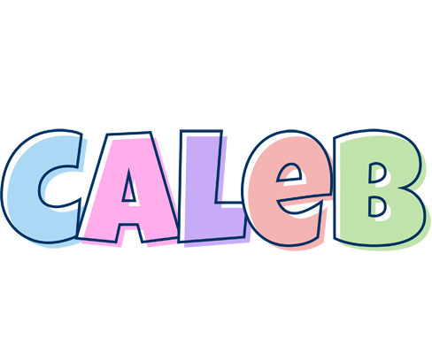 Caleb pastel logo