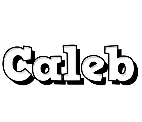 Caleb snowing logo