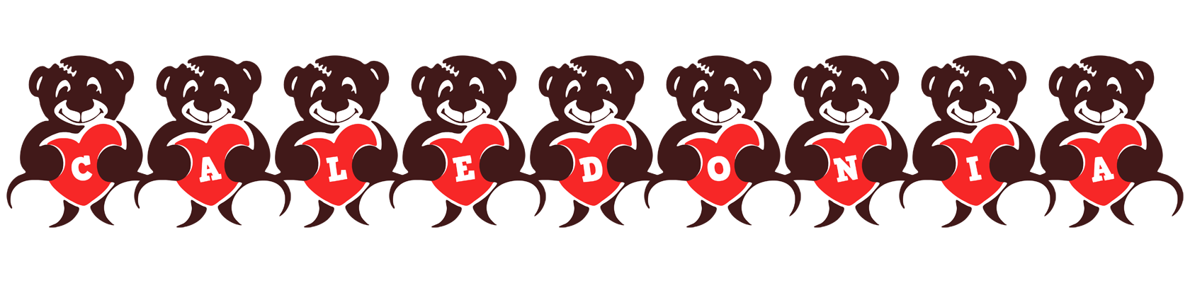 Caledonia bear logo