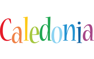 Caledonia birthday logo