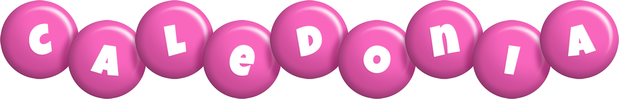 Caledonia candy-pink logo