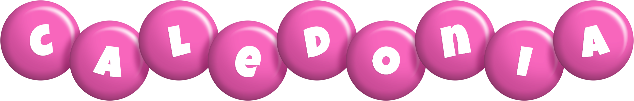 Caledonia candy-pink logo