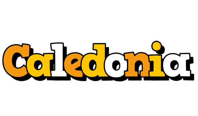 Caledonia cartoon logo