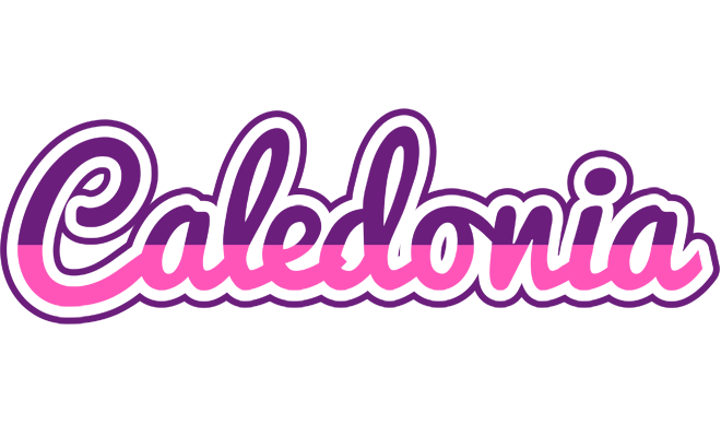 Caledonia cheerful logo