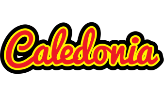 Caledonia fireman logo