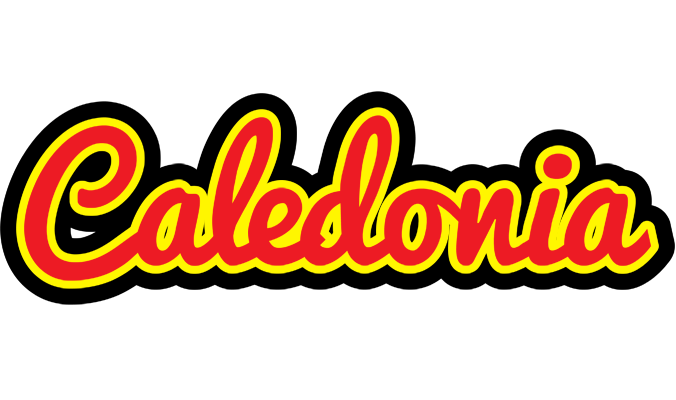 Caledonia fireman logo