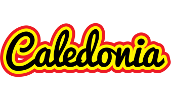 Caledonia flaming logo