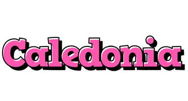 Caledonia girlish logo