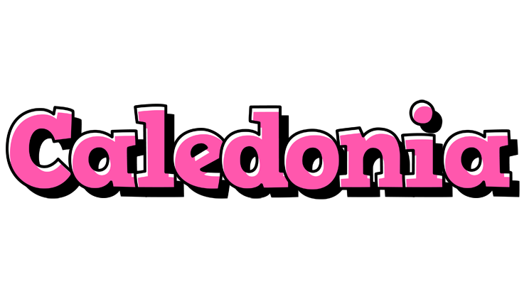 Caledonia girlish logo