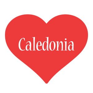 Caledonia love logo