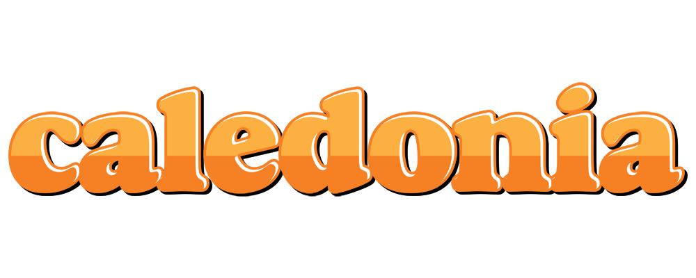 Caledonia orange logo