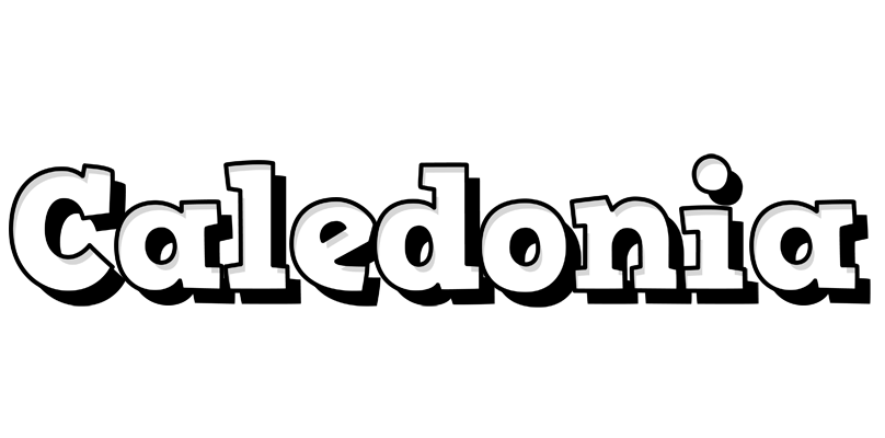 Caledonia snowing logo