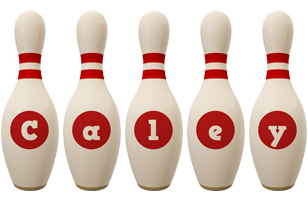 Caley bowling-pin logo