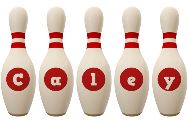 Caley bowling-pin logo