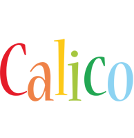 Calico birthday logo