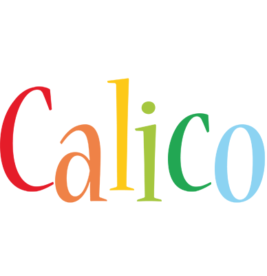 Calico birthday logo
