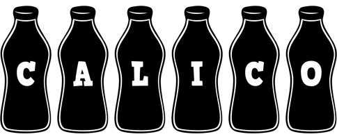 Calico bottle logo