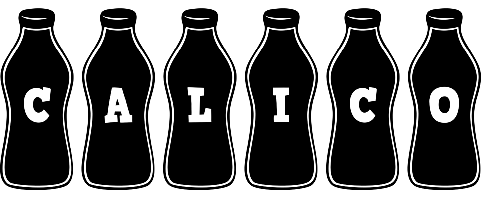 Calico bottle logo