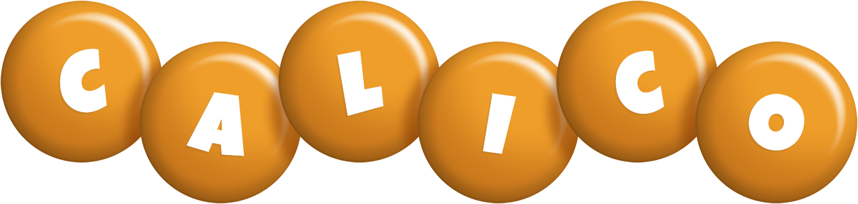 Calico candy-orange logo