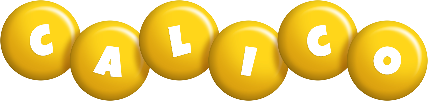 Calico candy-yellow logo