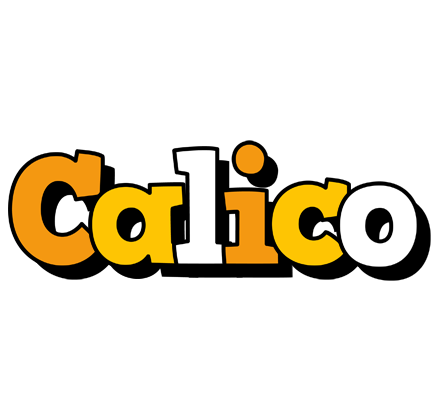 Calico cartoon logo