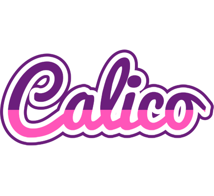 Calico cheerful logo