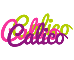 Calico flowers logo