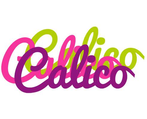 Calico flowers logo
