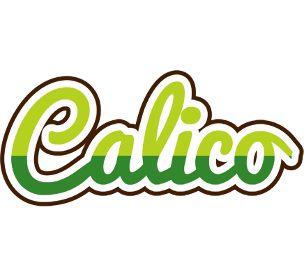 Calico golfing logo