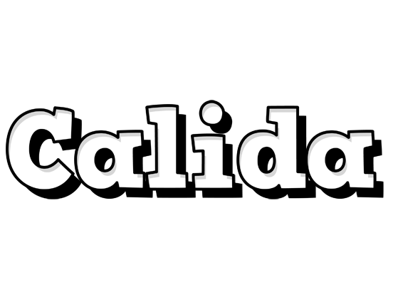 Calida snowing logo
