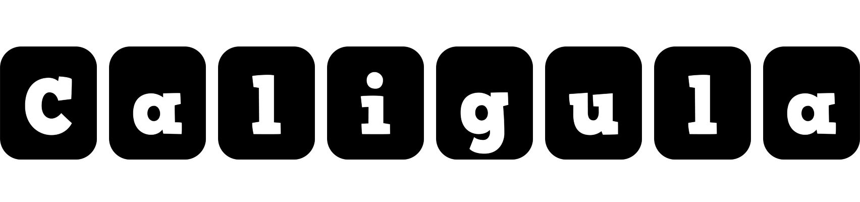 Caligula box logo