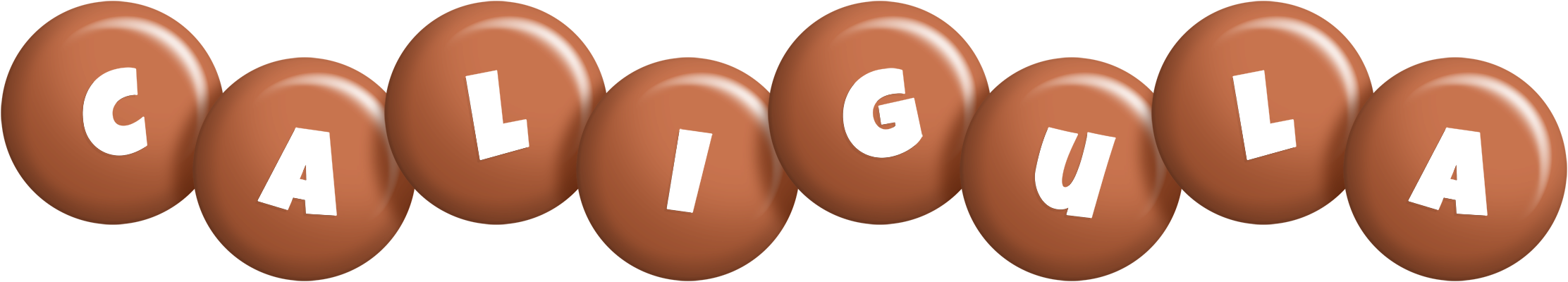 Caligula candy-brown logo