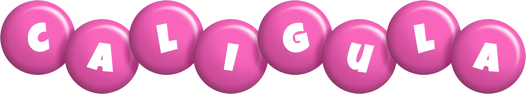 Caligula candy-pink logo