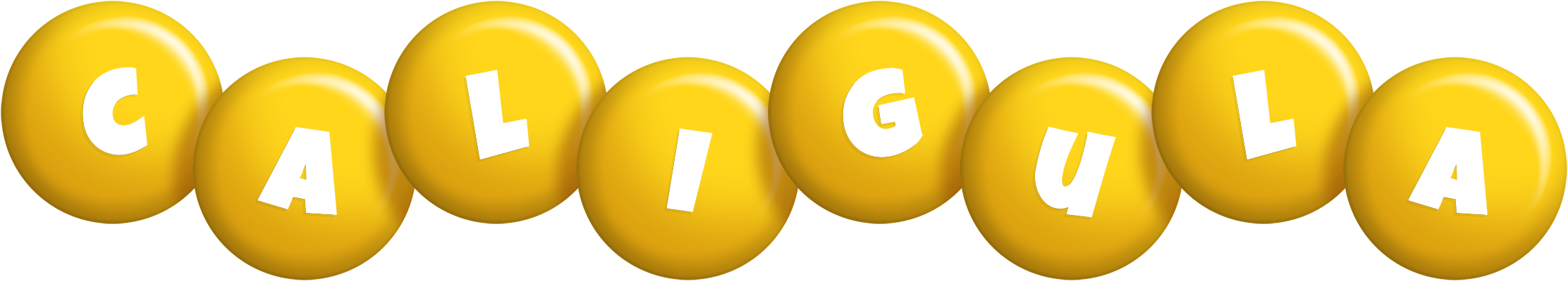 Caligula candy-yellow logo