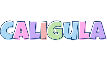 Caligula pastel logo